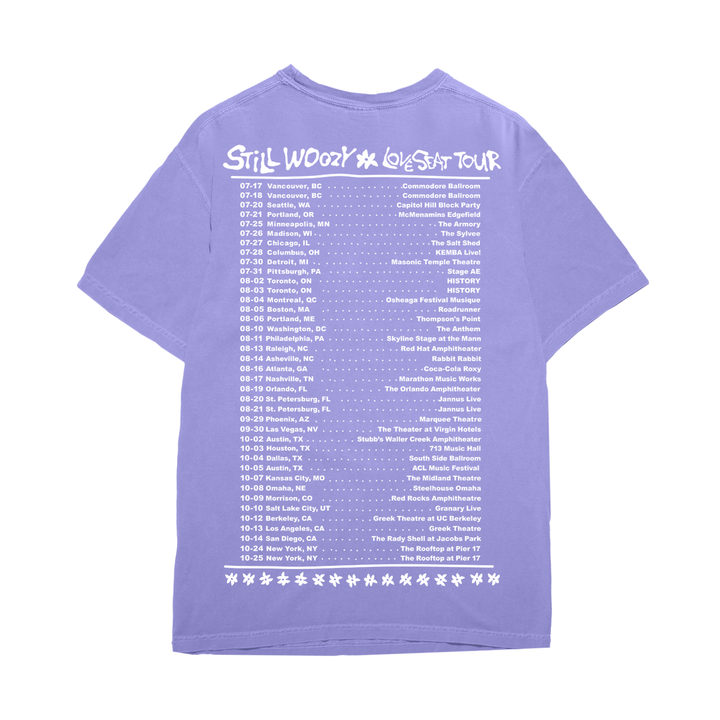 Loveseat Purple Tour T-Shirt