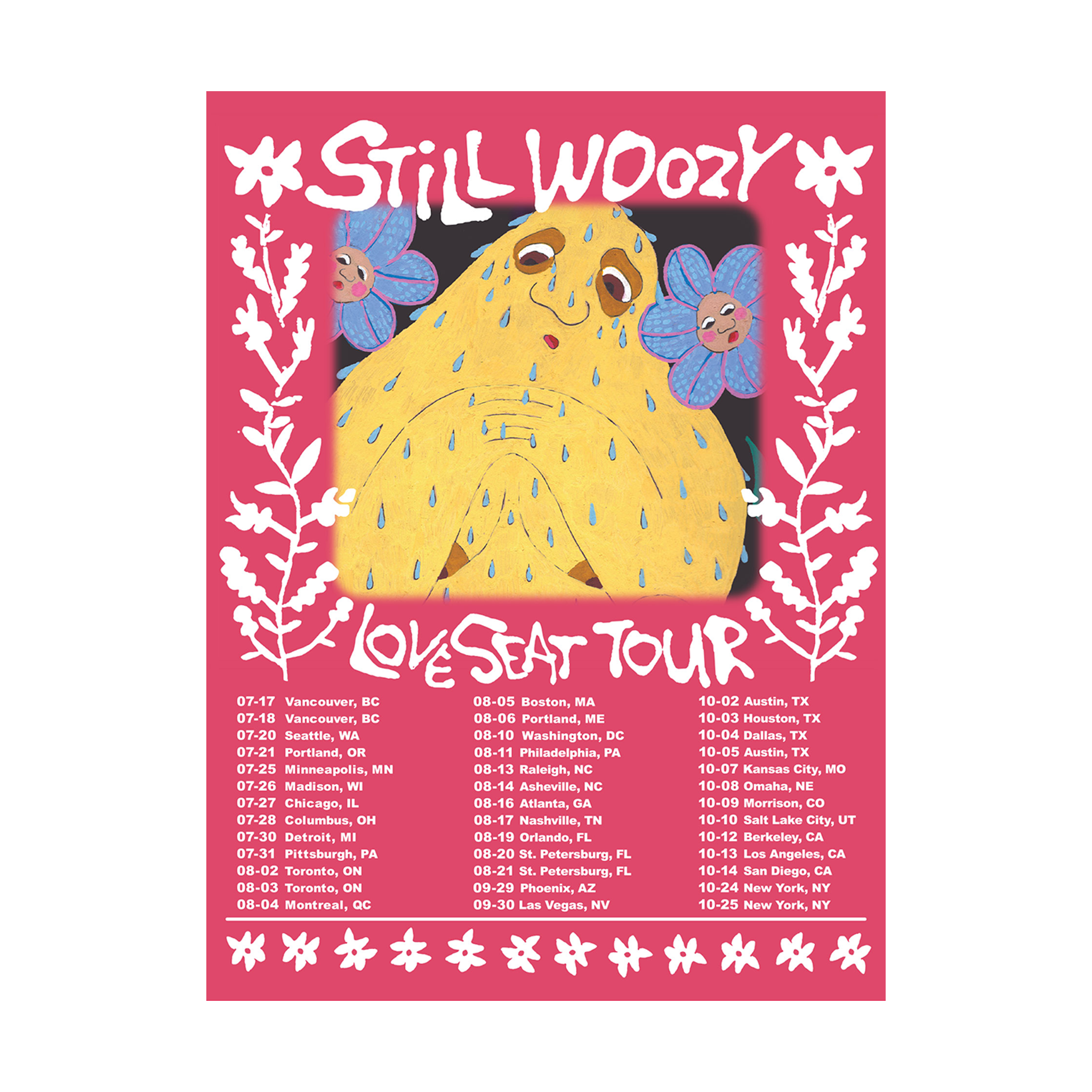 Loveseat Pink Tour Poster – Still Woozy Loveseat Pink Tour Poster – Still Woozy