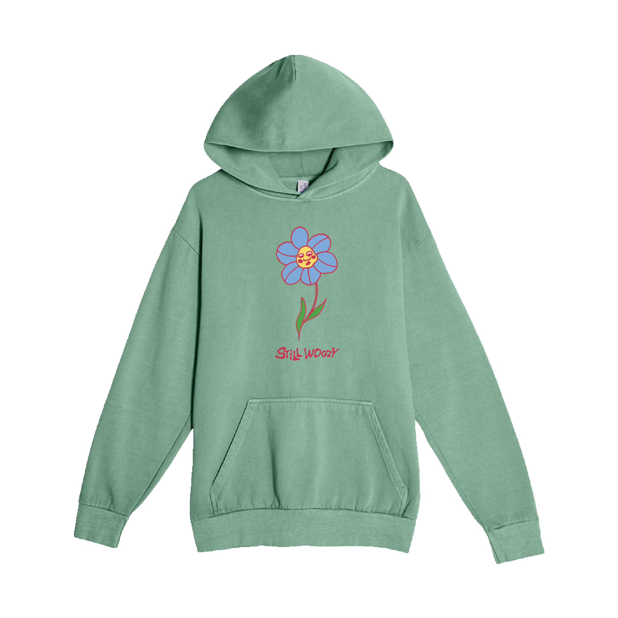 Green Flower Hoodie – Still Woozy