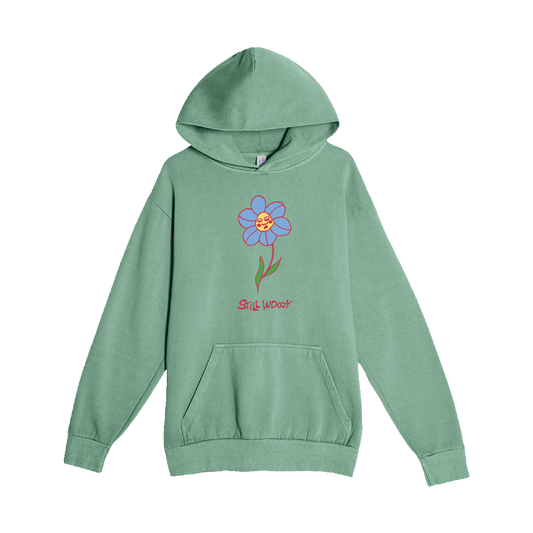 Green Flower Hoodie