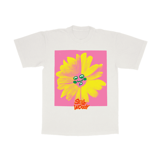 Flower Face Off White T-Shirt